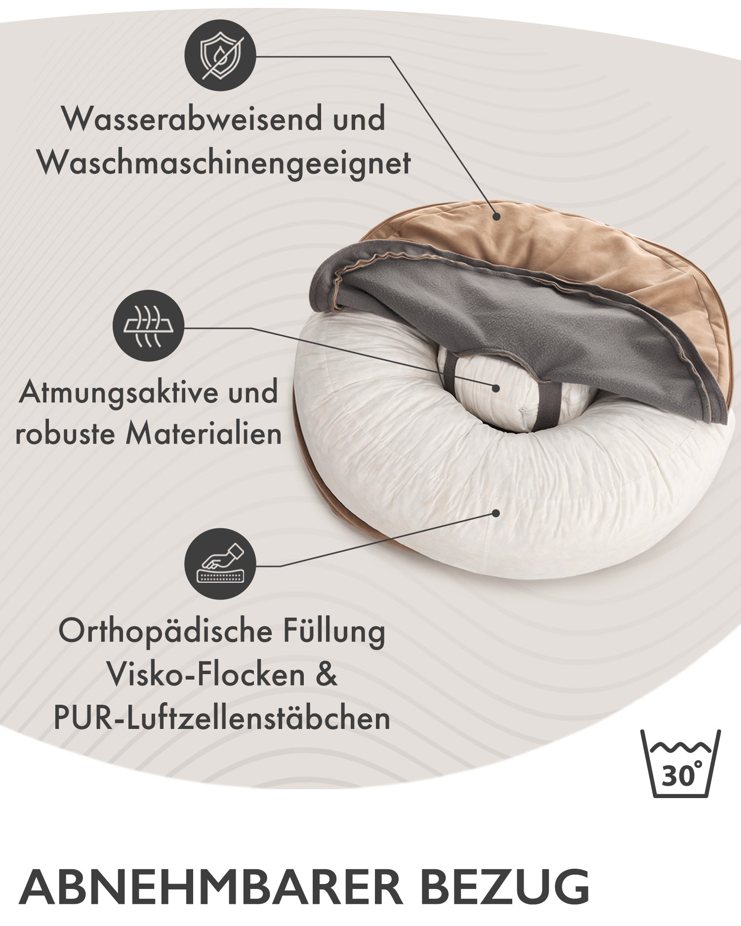 UNIQBED® - Orthopädisches Hundebett