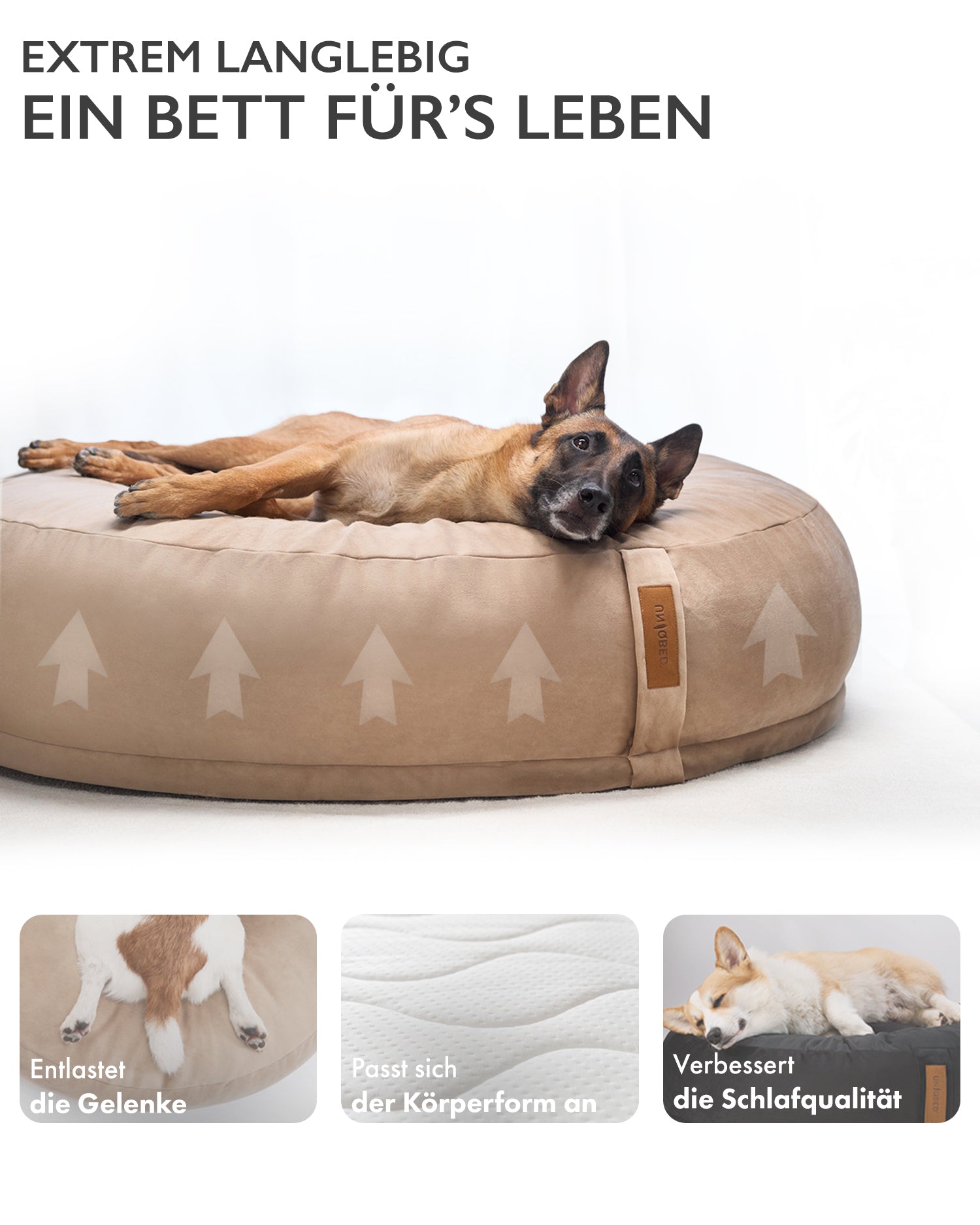 UNIQBED® - Orthopädisches Hundebett